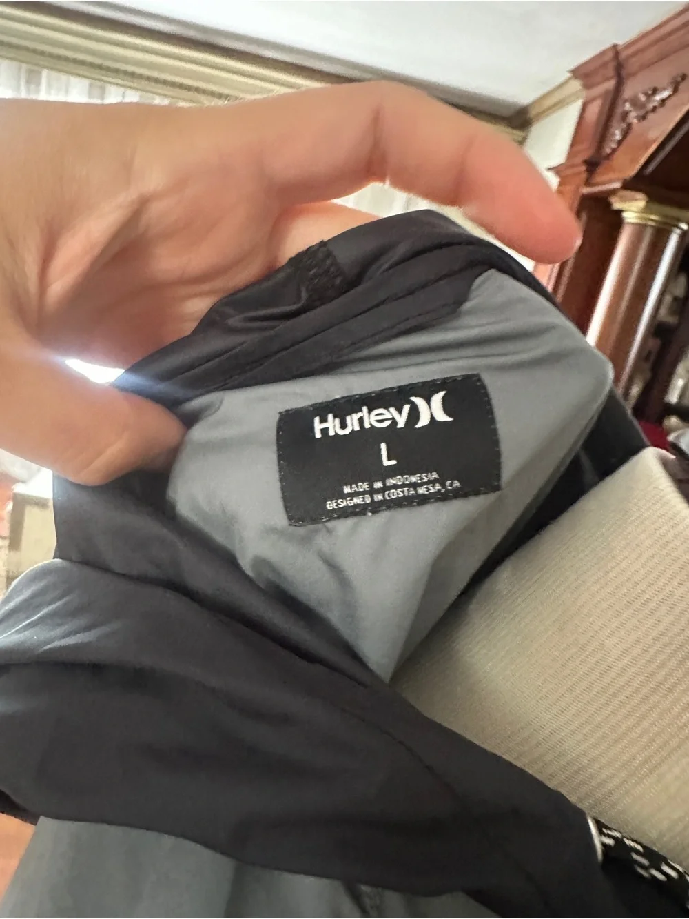 Hurley hooded windbreaker